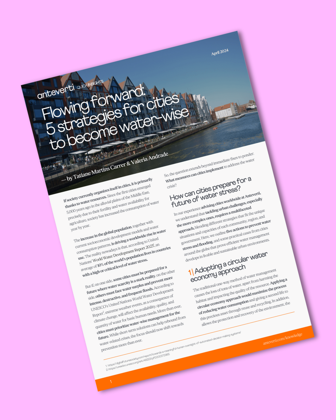 Ciutats que fan un ús responsable de l'aigua: 5 estratègies exemplars